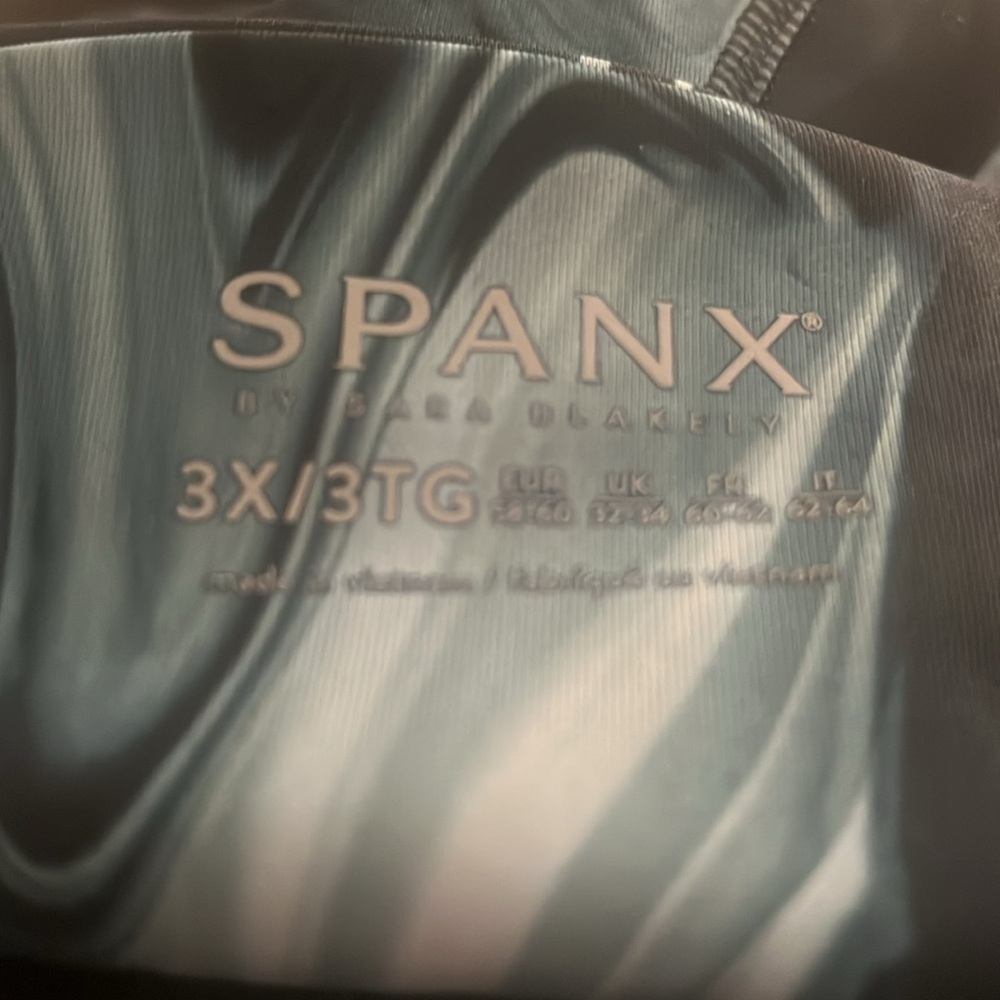 NWT Spanx Booty Boost 7/8 Leggings Marbled Blue - Picture 5 of 8